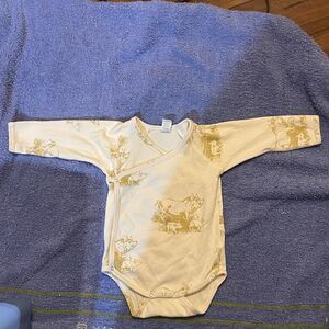 KATE QUINN Organic Cotton PIG PIGLETS  Romper Long Sleeve 18-24 m NWOt